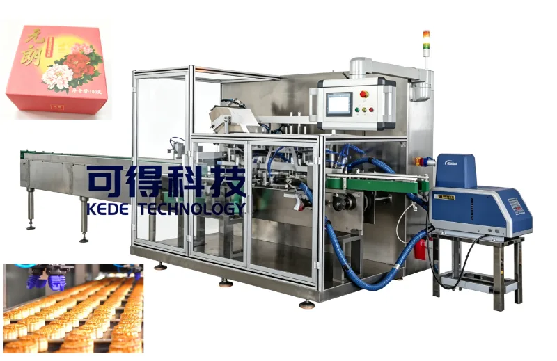 Comment une usine de Mooncake a augmenté son efficacité d'emballage de 200 % – Les machines KEDE ont réussi avec les marchandises