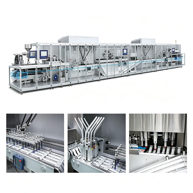 Ligne de machines d'emballage automatique de sacs blister