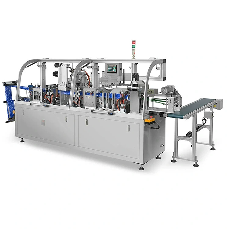 Machine de conditionnement automatique de lingettes humides non tissées