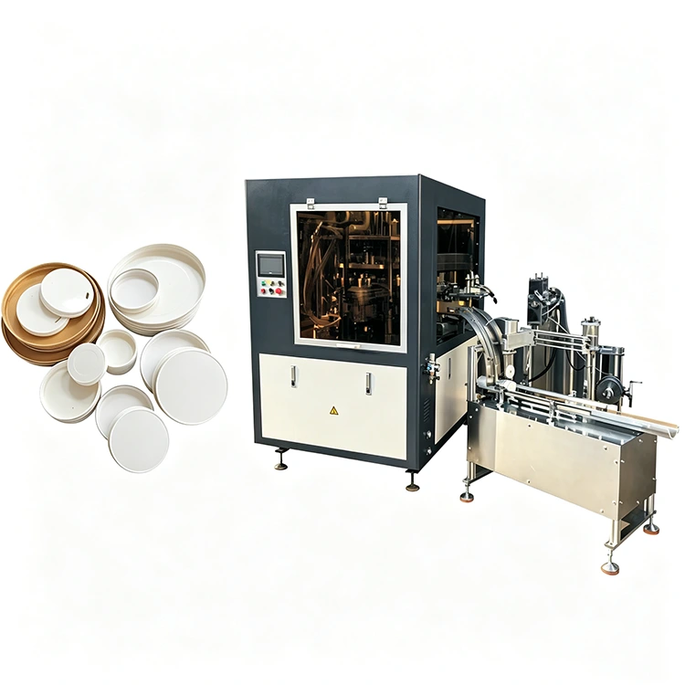Machine automatique de couvercle de gobelet en papier